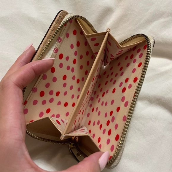 Kate Spade Compact Wallet in Cream - Picture 2 of 3